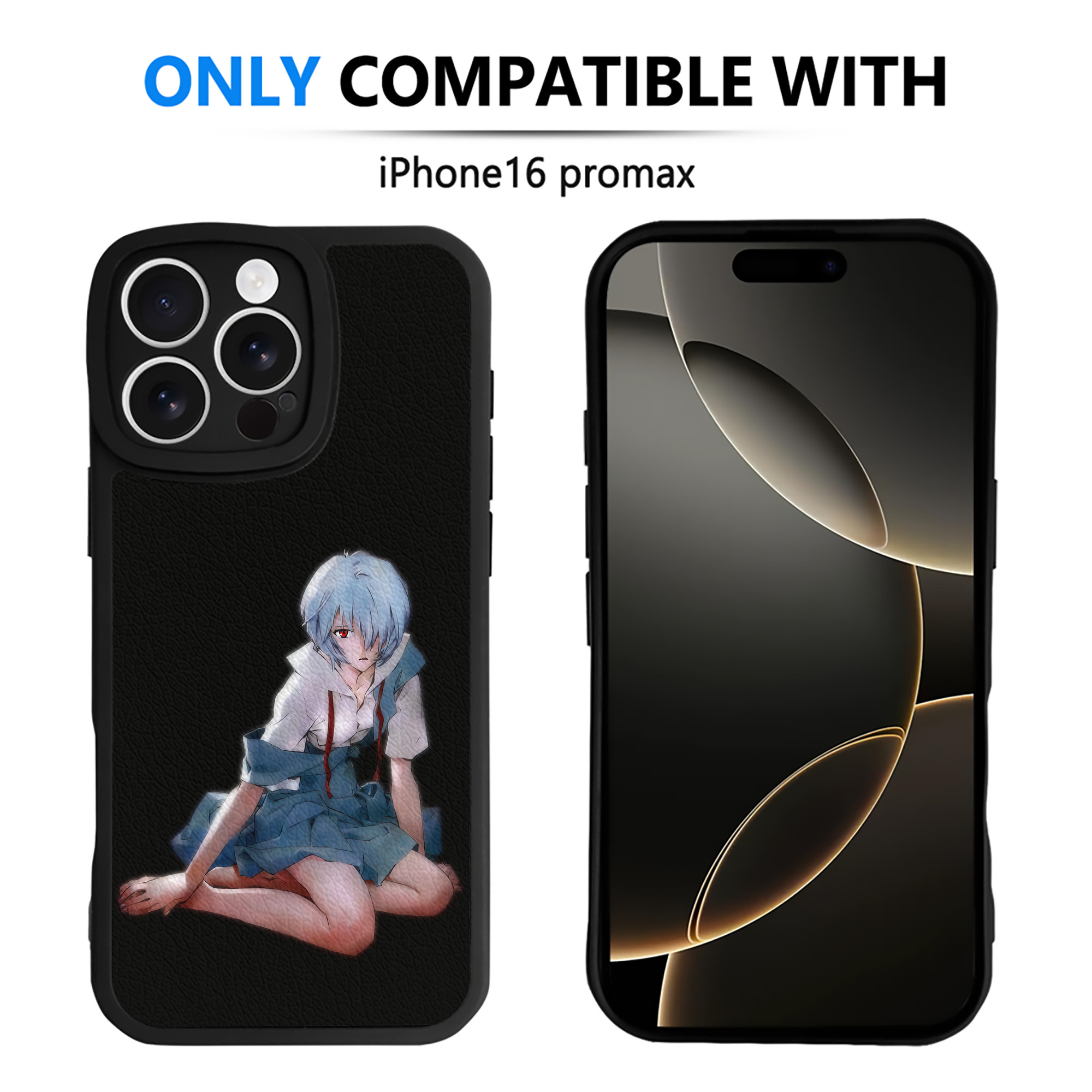 （画像用） EVA 新世紀エヴァンゲリオン 【iPhone 16シリーズ対応】シリコンスマホケース（レザー調） 材質：シリコン